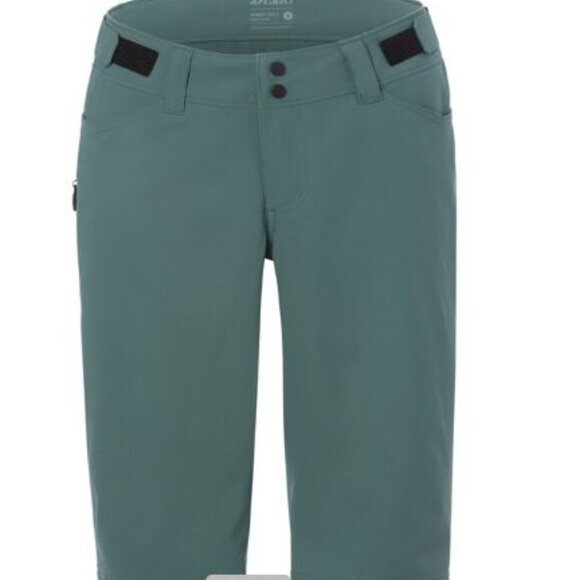 Giro Pants - Giro Women's Arc Short Gray Green Size 6 Retail: $120.00 New with tags